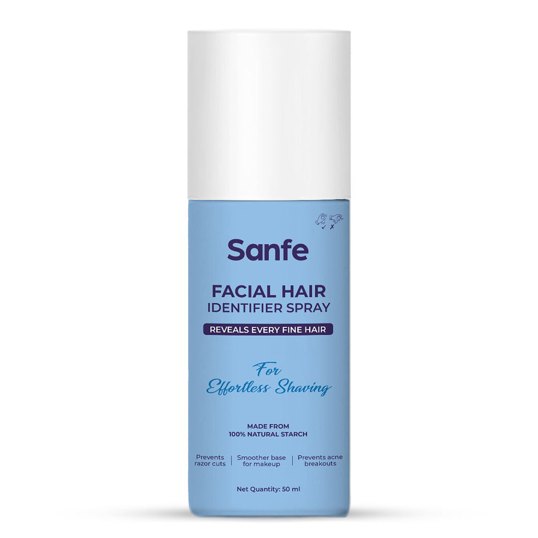 Sanfe Hair Identifier Spray, Pre-Shave Spray For Women, Reveals Fine Hair For Close Shave