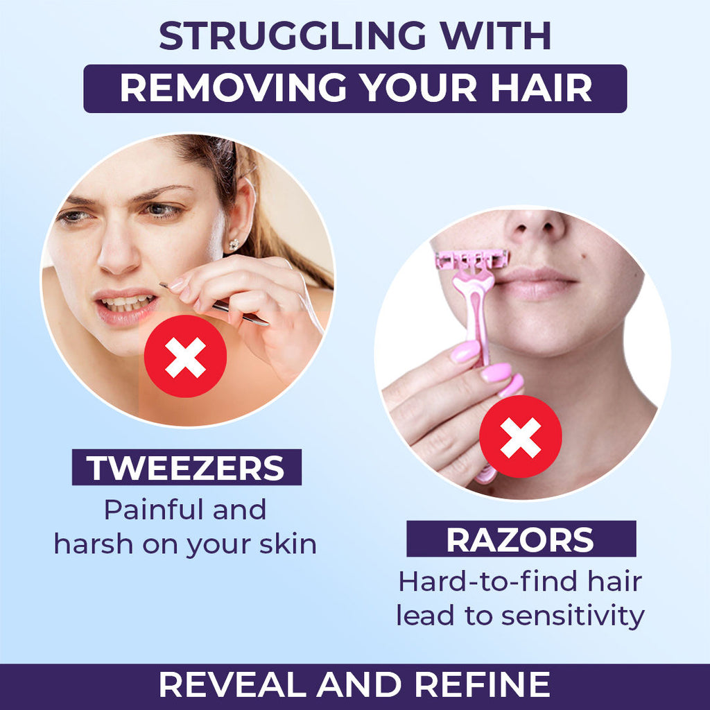 Sanfe Hair Identifier Spray, Pre-Shave Spray For Women, Reveals Fine Hair For Close Shave