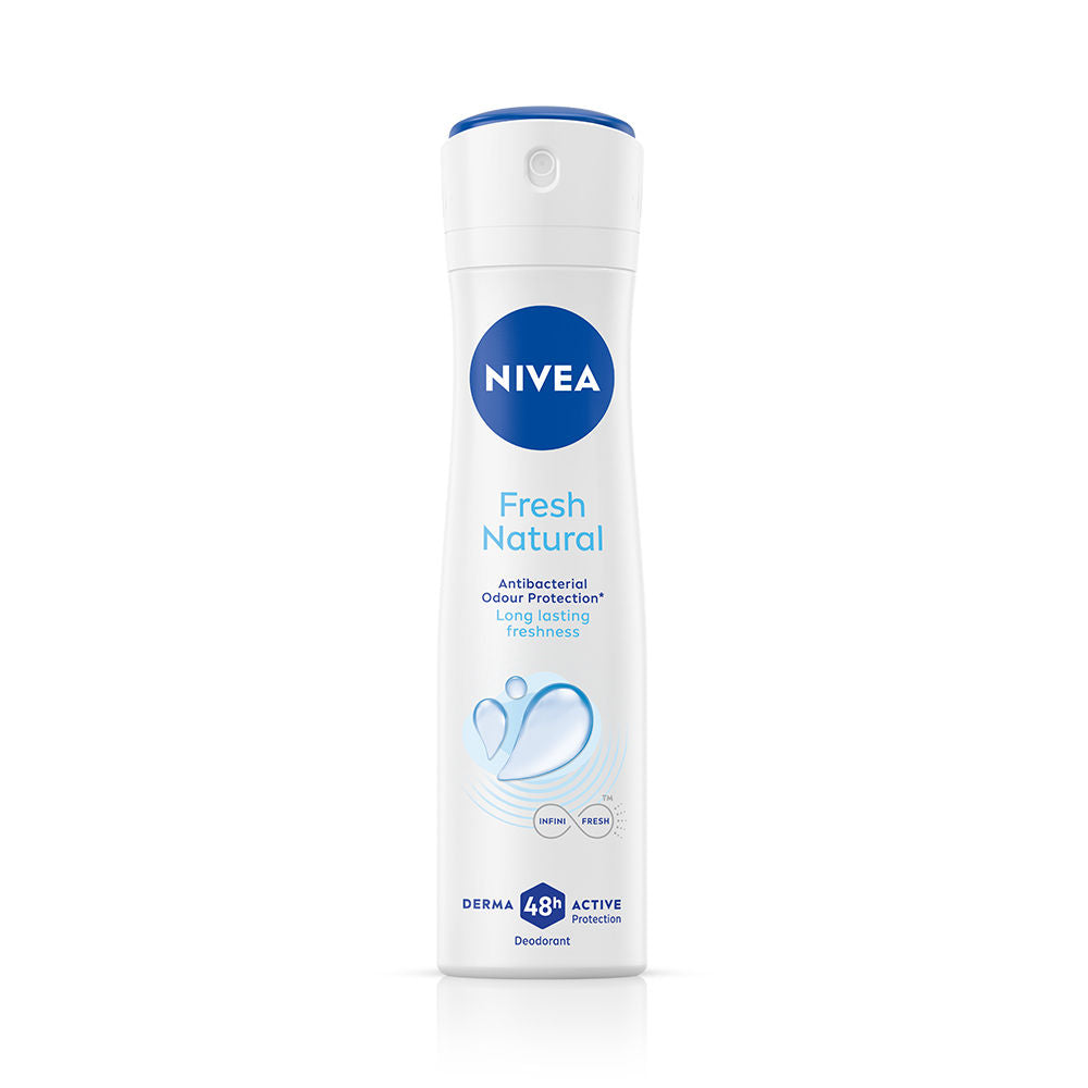 NIVEA Women Deodorant, Fresh Natural, Long Lasting Freshness & 48h Protection