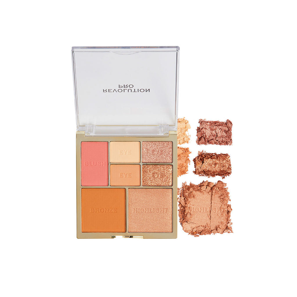 Revolution Pro Iconic Eye & Cheek Palette - Light Medium