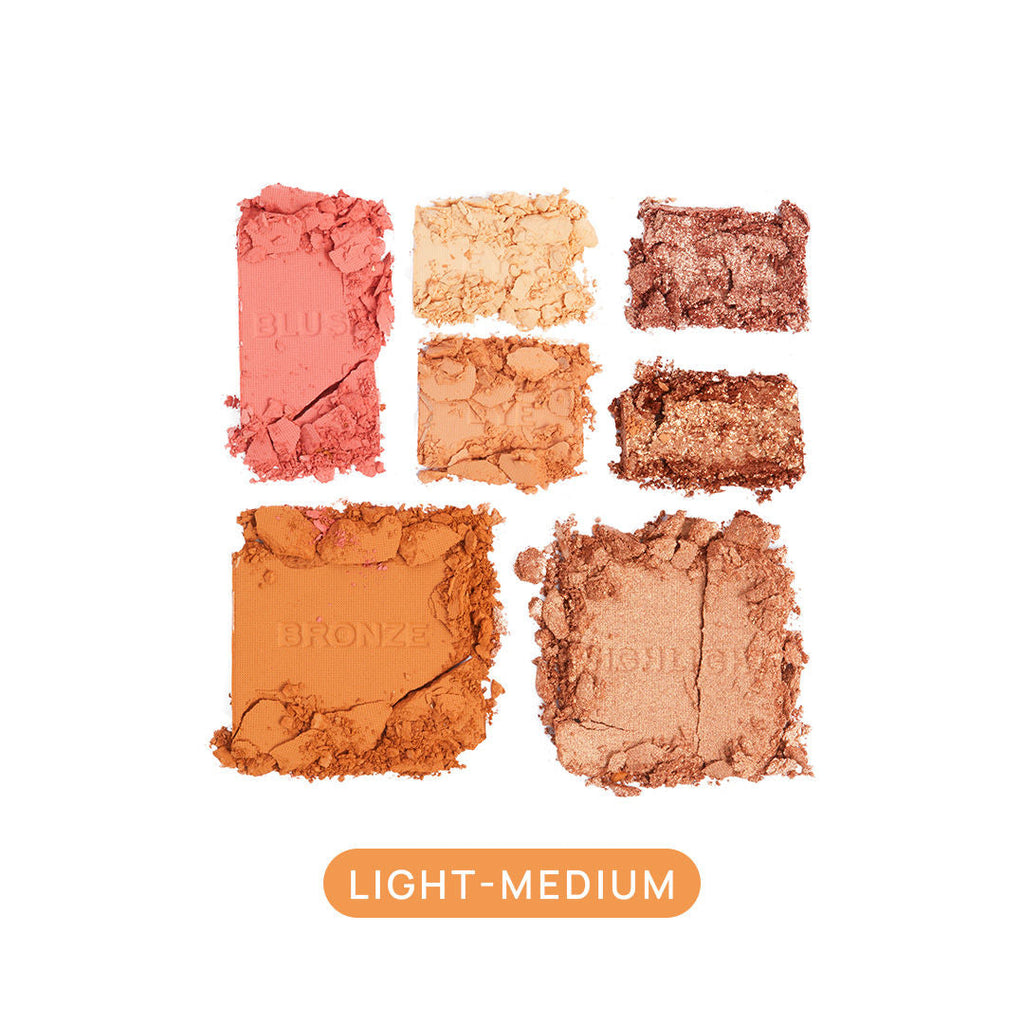 Revolution Pro Iconic Eye & Cheek Palette - Light Medium