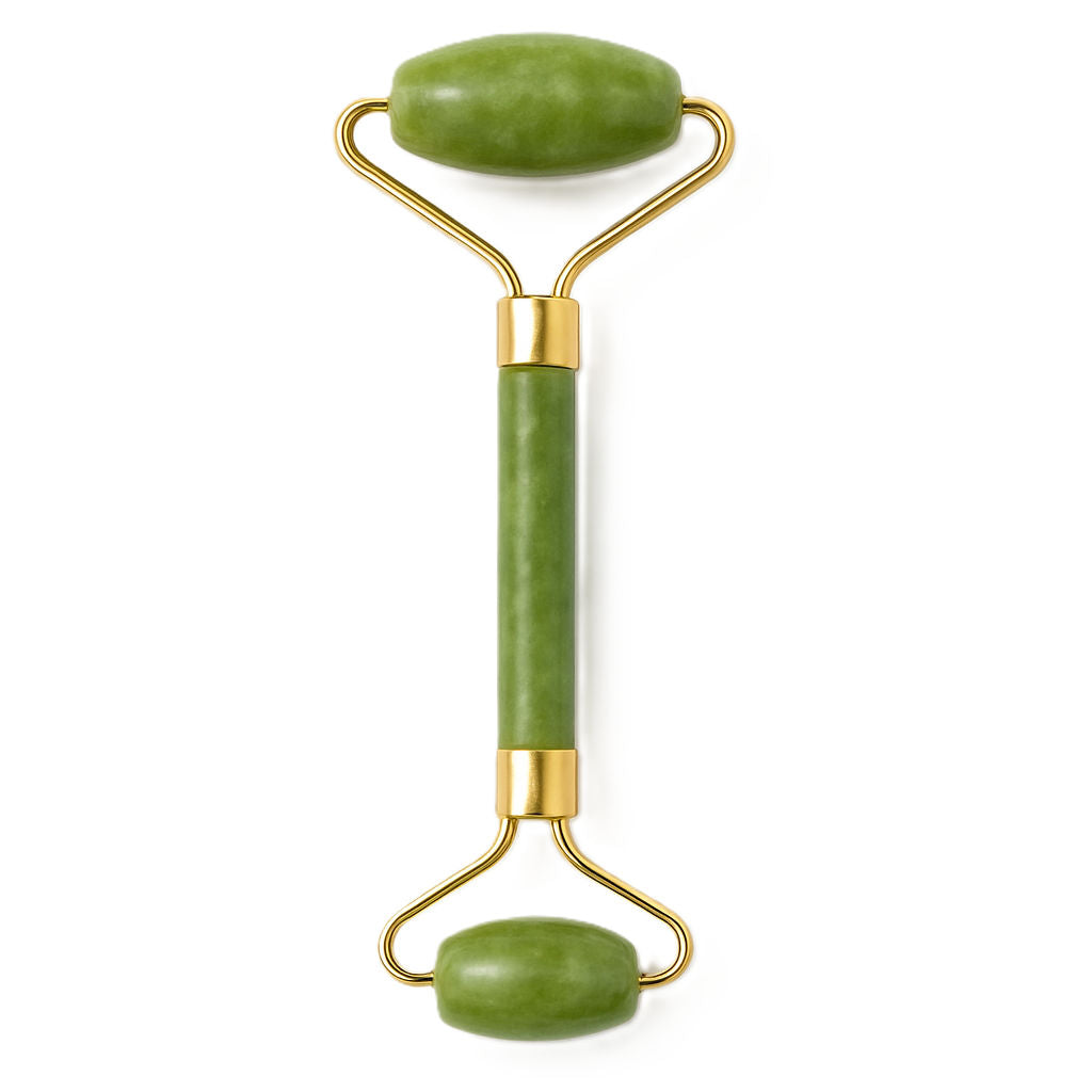 Kayanara Original Jade Stone Face Roller for Face, Neck & Under Eye, Reduces Fine Lines & Puffiness