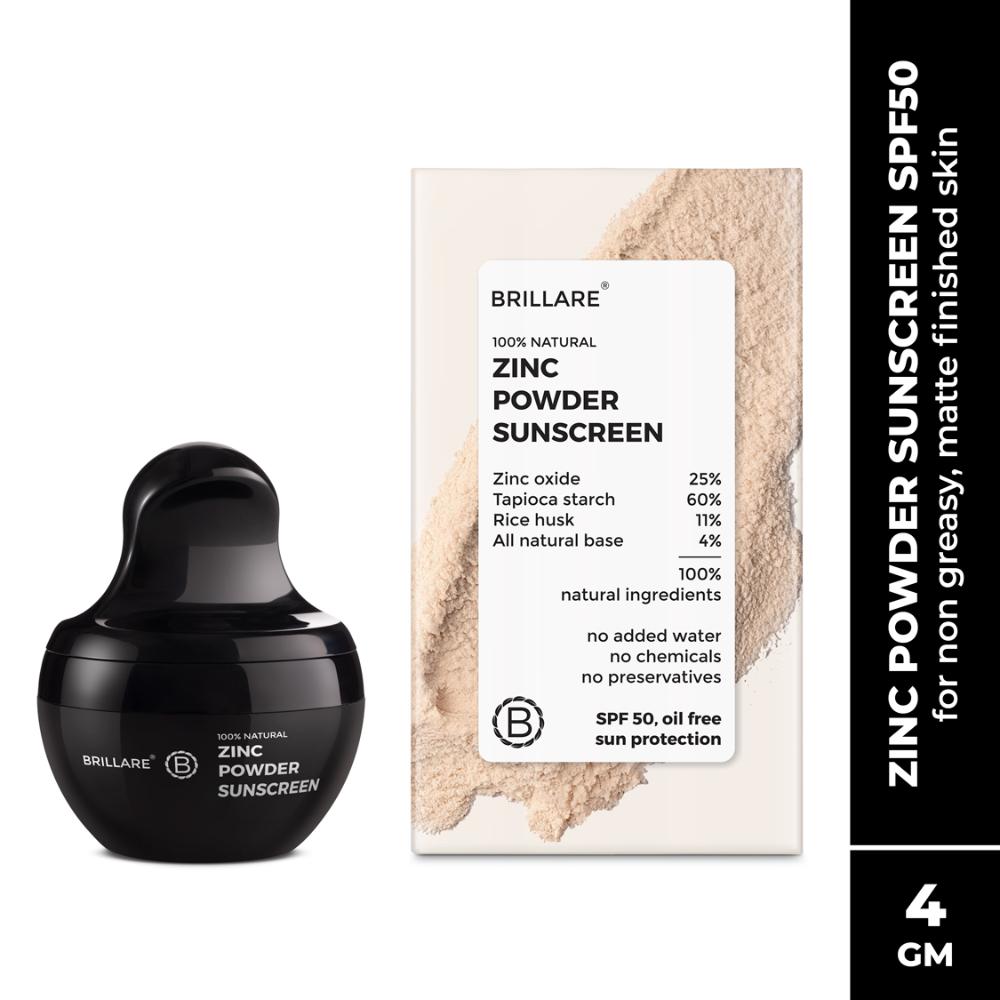Brillare Zinc Powder Sunscreen SPF 50