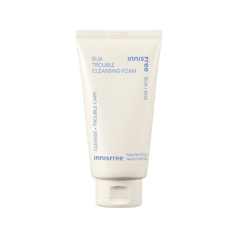 Innisfree Bija Trouble Care Foam Cleanser With Salicylic Acid For Acne Control