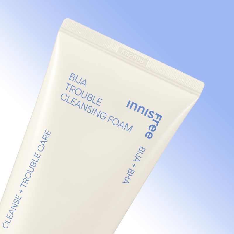 Innisfree Bija Trouble Care Foam Cleanser With Salicylic Acid For Acne Control