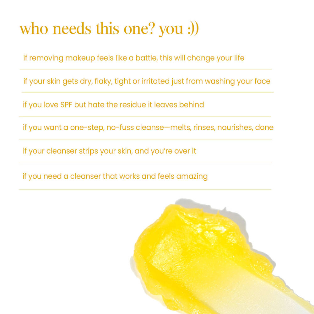 Aminu Melting Balm Cleanser - Oil-based Cleanser & Makeup Remover that does not sting the eye