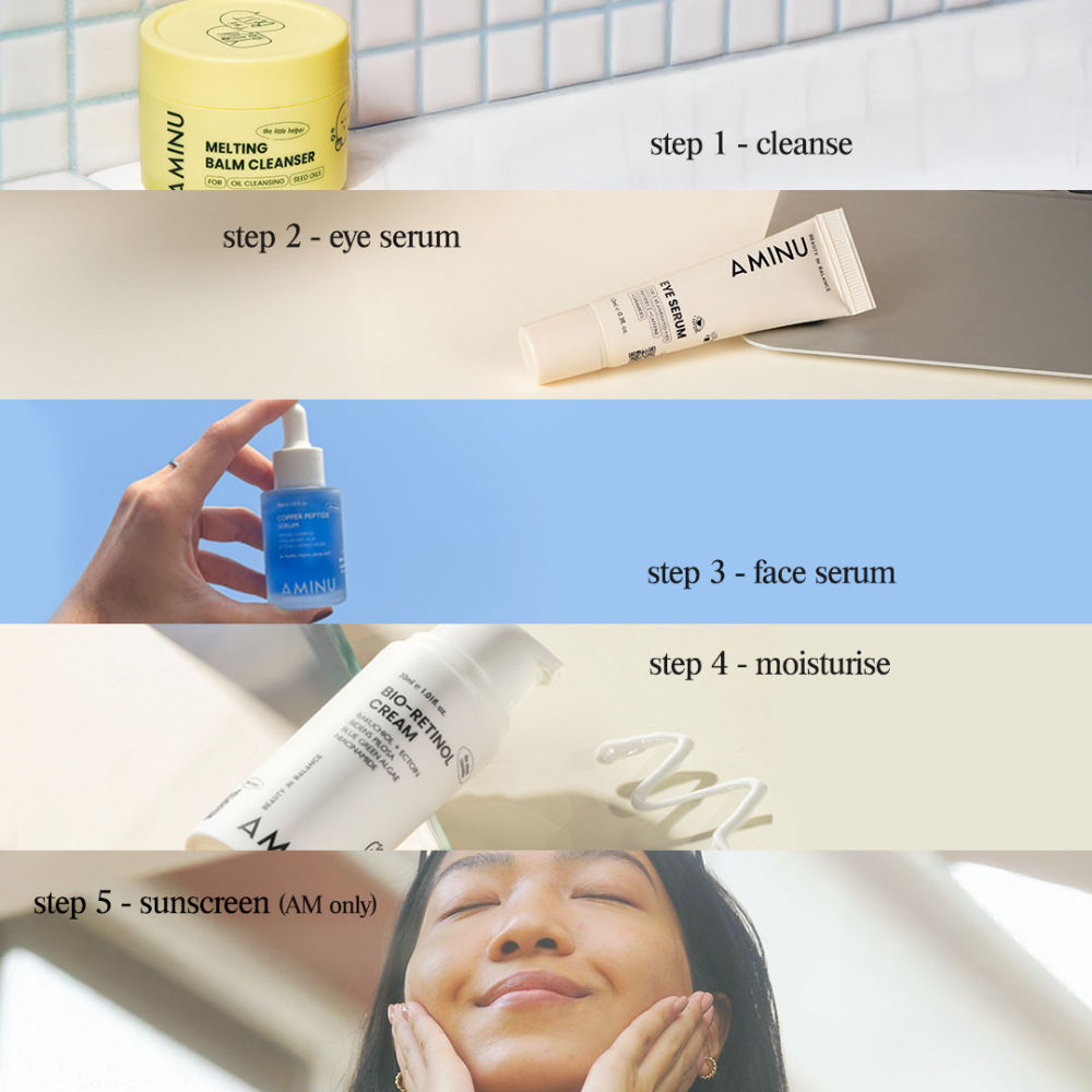 Aminu Melting Balm Cleanser - Oil-based Cleanser & Makeup Remover that does not sting the eye