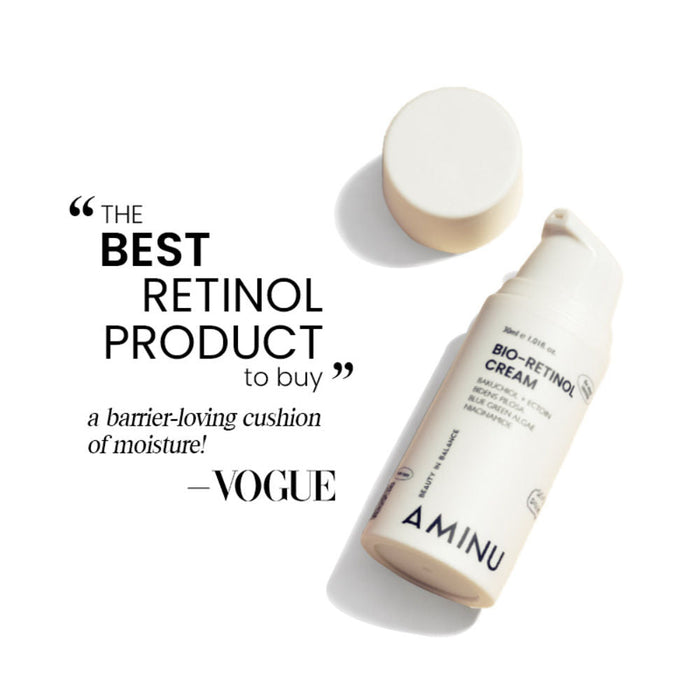 Aminu BioRetinol Cream-Bakuchiol + Niacinamide + Ectoin to renew skin,strengthen barrier,fight aging