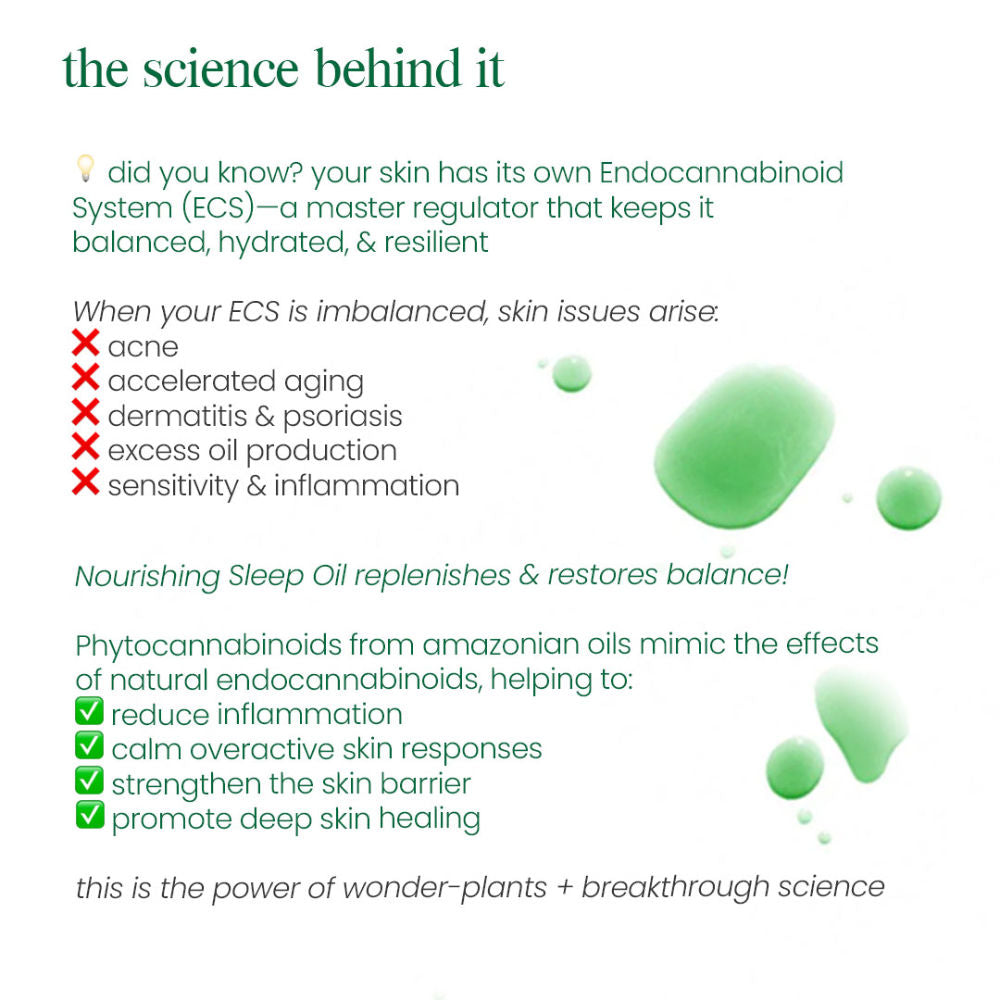 Aminu Nourishing Sleep Oil Overnight Repair for Redness, Breakouts, Sensitivity & Irritation