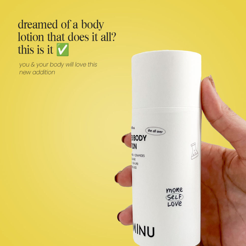 Aminu VitB Body Lotion Brightening, Nourishing, Barrier-Repair Niacinamide + HA + Antioxidants