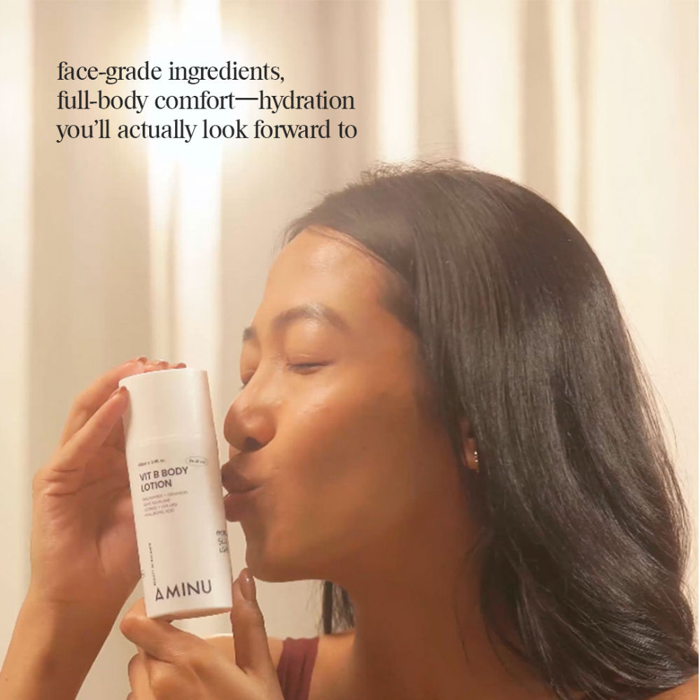 Aminu VitB Body Lotion Brightening, Nourishing, Barrier-Repair Niacinamide + HA + Antioxidants