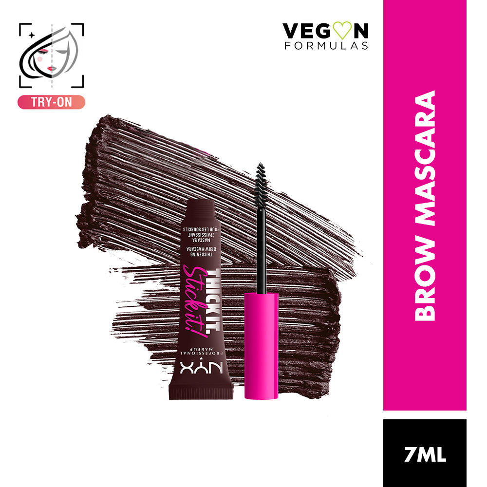 NYX Professional Makeup Thick It Stick It Brow Mascara - Brunette