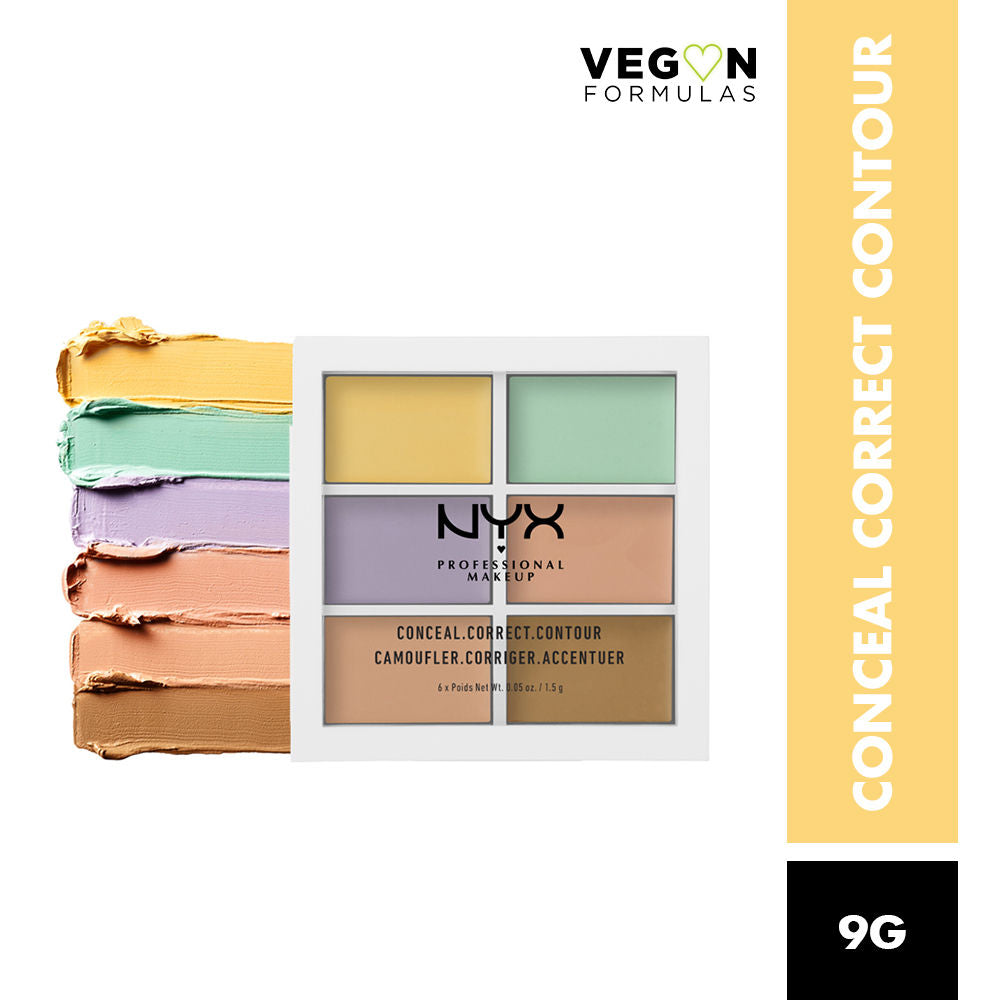 NYX Professional Makeup Conceal, Correct, Contour Palette - Light