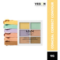 NYX Professional Makeup Conceal, Correct, Contour Palette - Light
