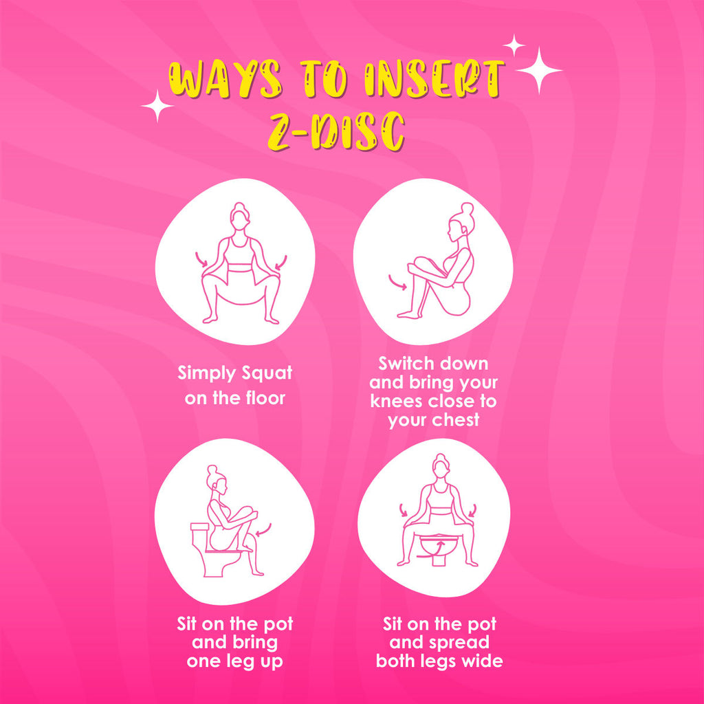 Lemme Be Reusable Menstrual Disc - Medium SizeZ Disc - 100% Medical Grade Silicone