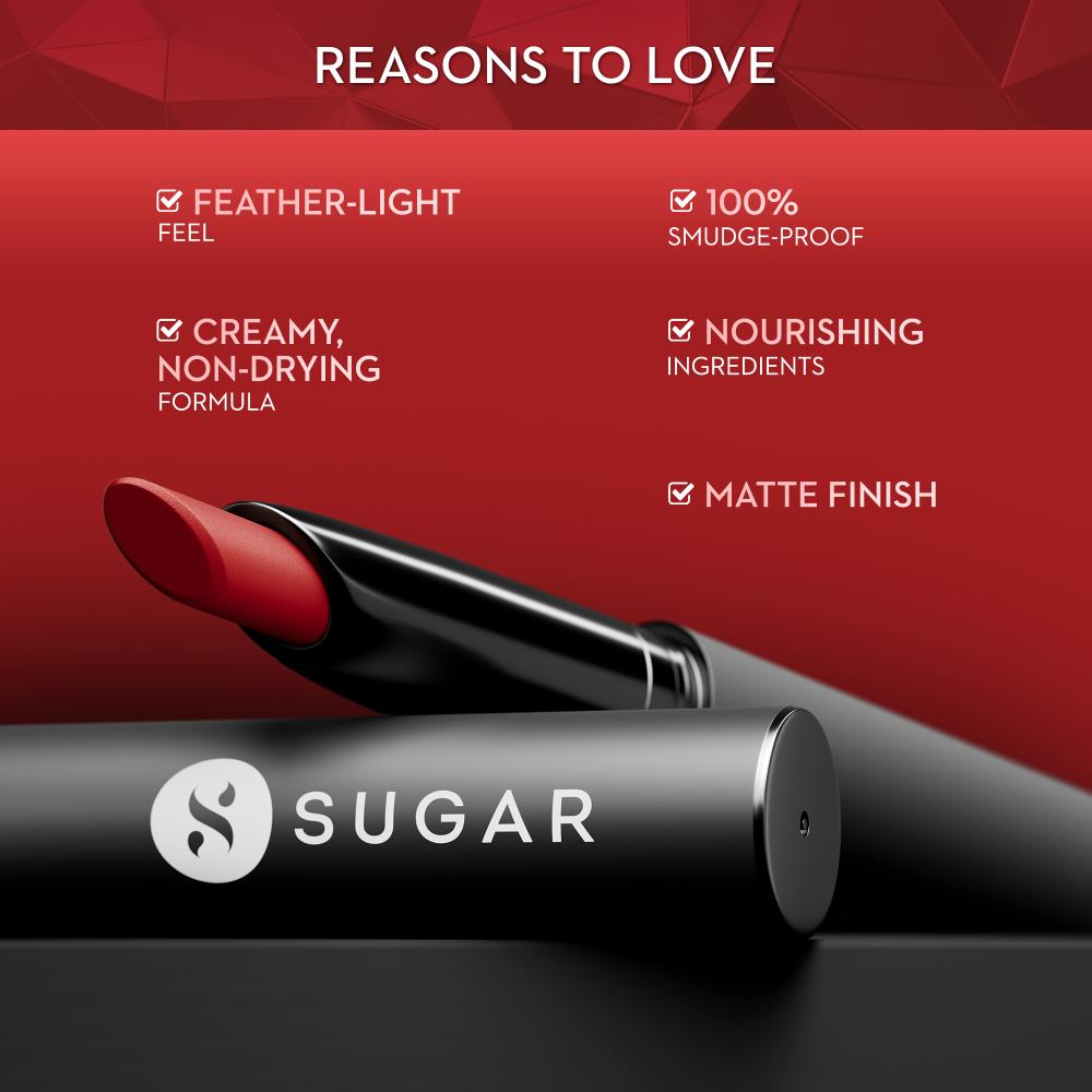 SUGAR Matte Attack Transferproof Lipstick