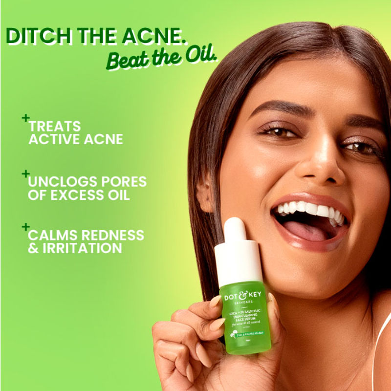 Dot & Key 2% Salicylic Cica Anti Acne Face Serum For Irritation & Unclogs Pores