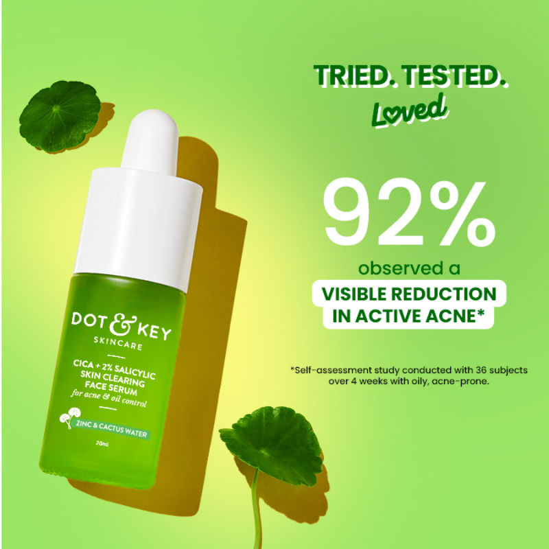Dot & Key 2% Salicylic Cica Anti Acne Face Serum For Irritation & Unclogs Pores