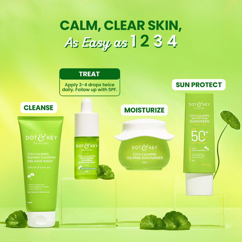 Dot & Key 2% Salicylic Cica Anti Acne Face Serum For Irritation & Unclogs Pores