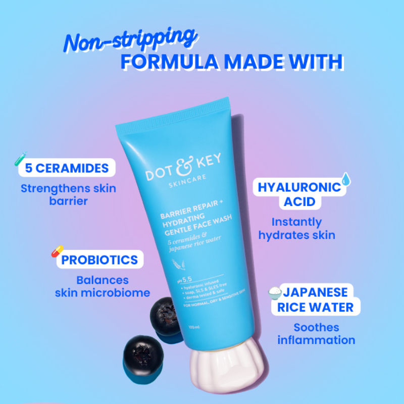 Dot & Key Barrier Repair + Hydrating Gentle Face Wash