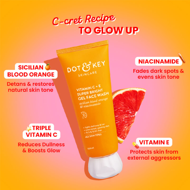 Dot & Key Vitamin C + E Super Bright Gel Face Wash