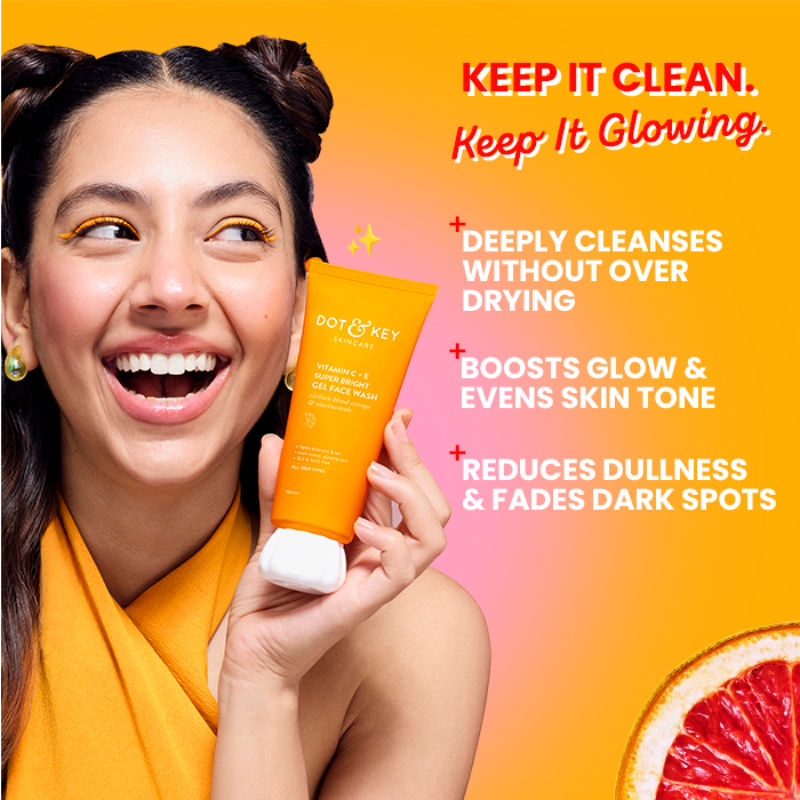 Dot & Key Vitamin C + E Super Bright Gel Face Wash