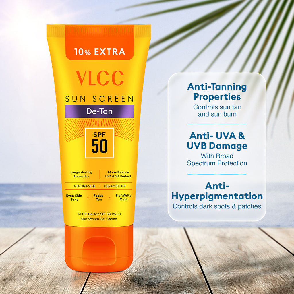 VLCC De Tan SPF 50 PA+++ Sunscreen Gel Cream