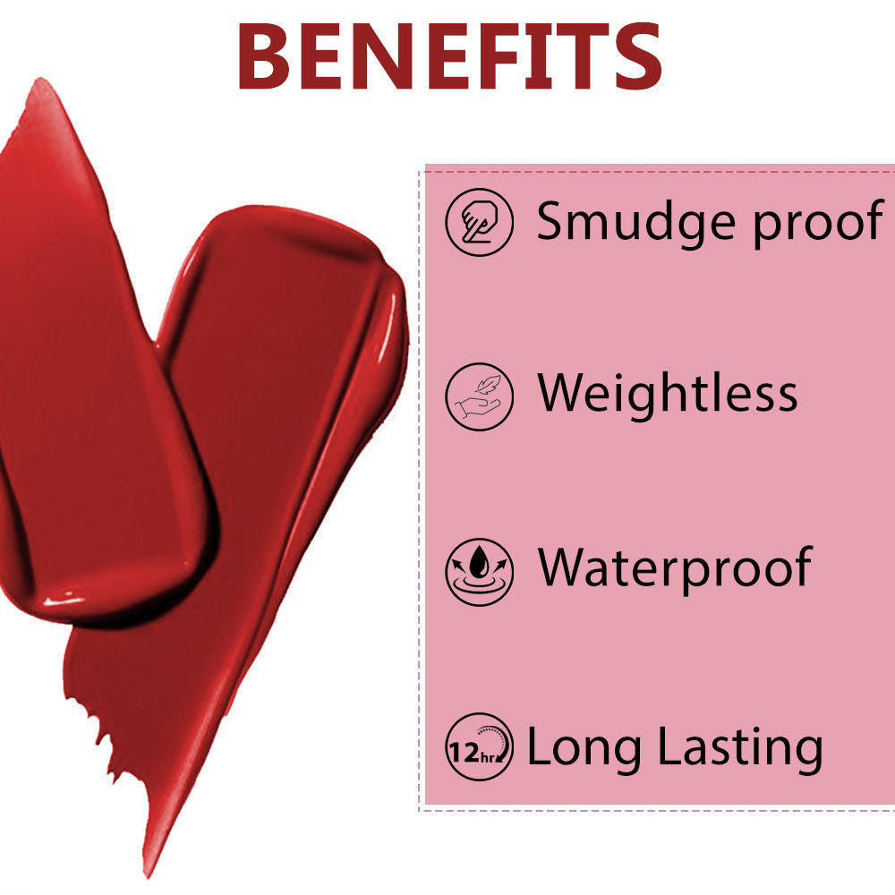 PERPAA Velvet Kiss Matte Waterproof Liquid Lipstick