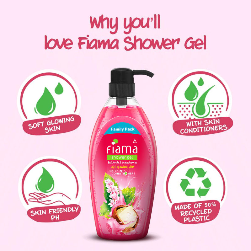 Fiama Shower Gel Patchouli & Macadamia Body Wash