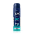 NIVEA MEN Deodorant, Fresh Ocean, 48h Long lasting Freshness with Fresh Aqua Scent
