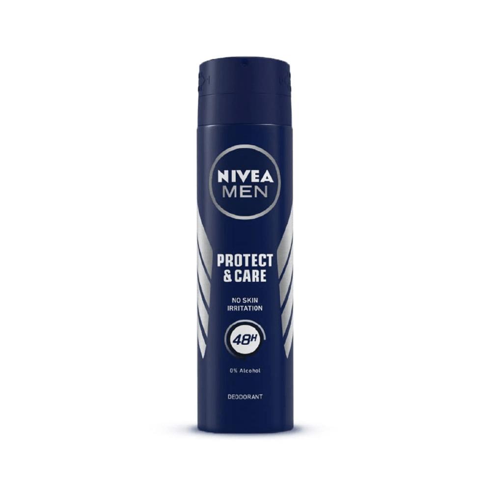 NIVEA MEN Deodorant, Protect & Care, No Skin Irritation & 48h Freshness