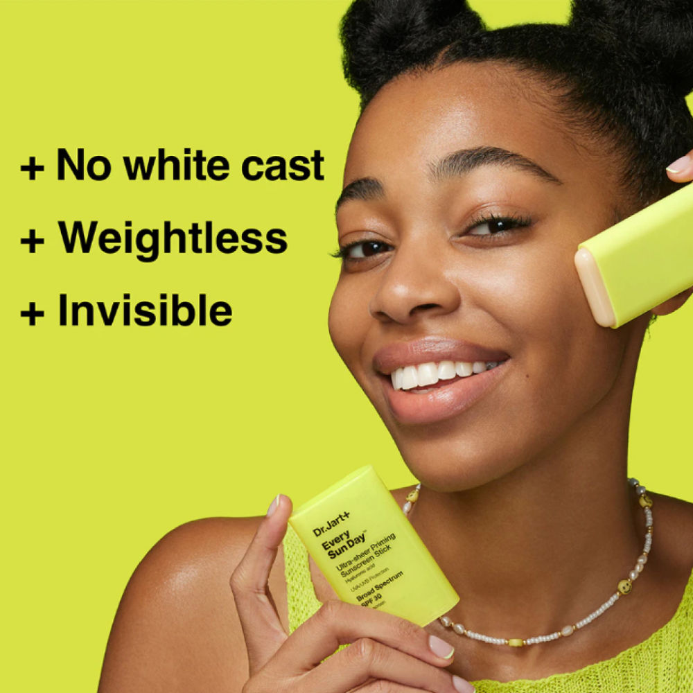 Dr.Jart+ Every Sun Day Ultra-Sheer Priming Sunscreen Stick SPF 30 With Hyaluronic Acid