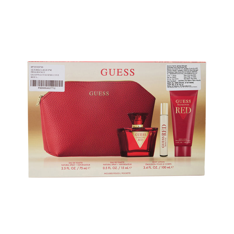 Guess Seductive Red For Women Set