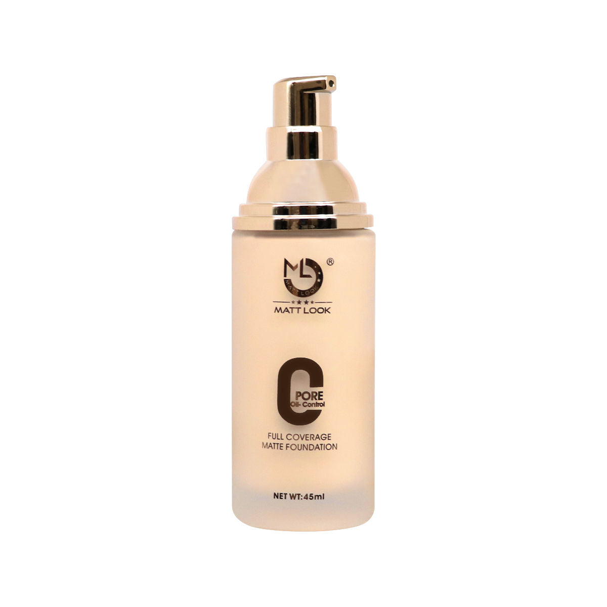 Matt look Zero Pore Oil Control Full Coverage Matte Foundation