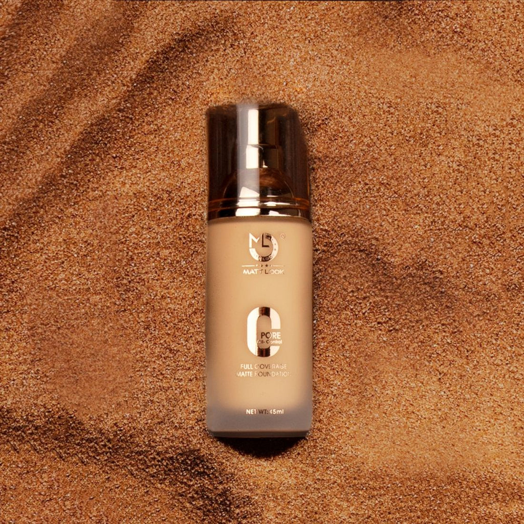 Matt look Zero Pore Oil Control Full Coverage Matte Foundation
