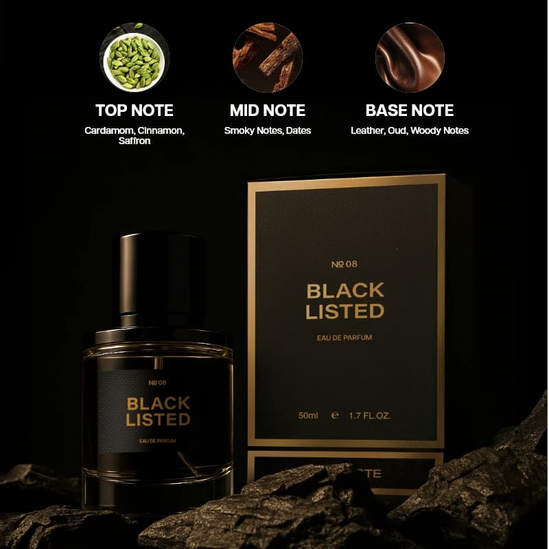 FRAGANOTE Black Listed Eau De Parfum