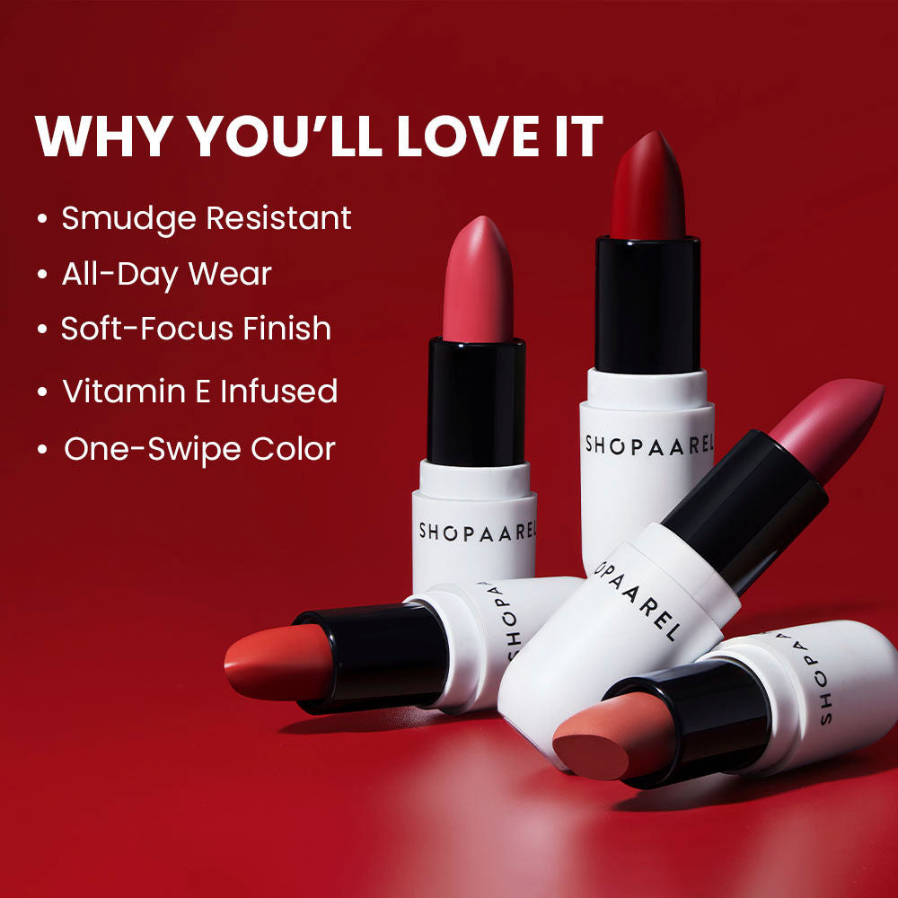 Shopaarel Velvet Fusion Matte Lipstick