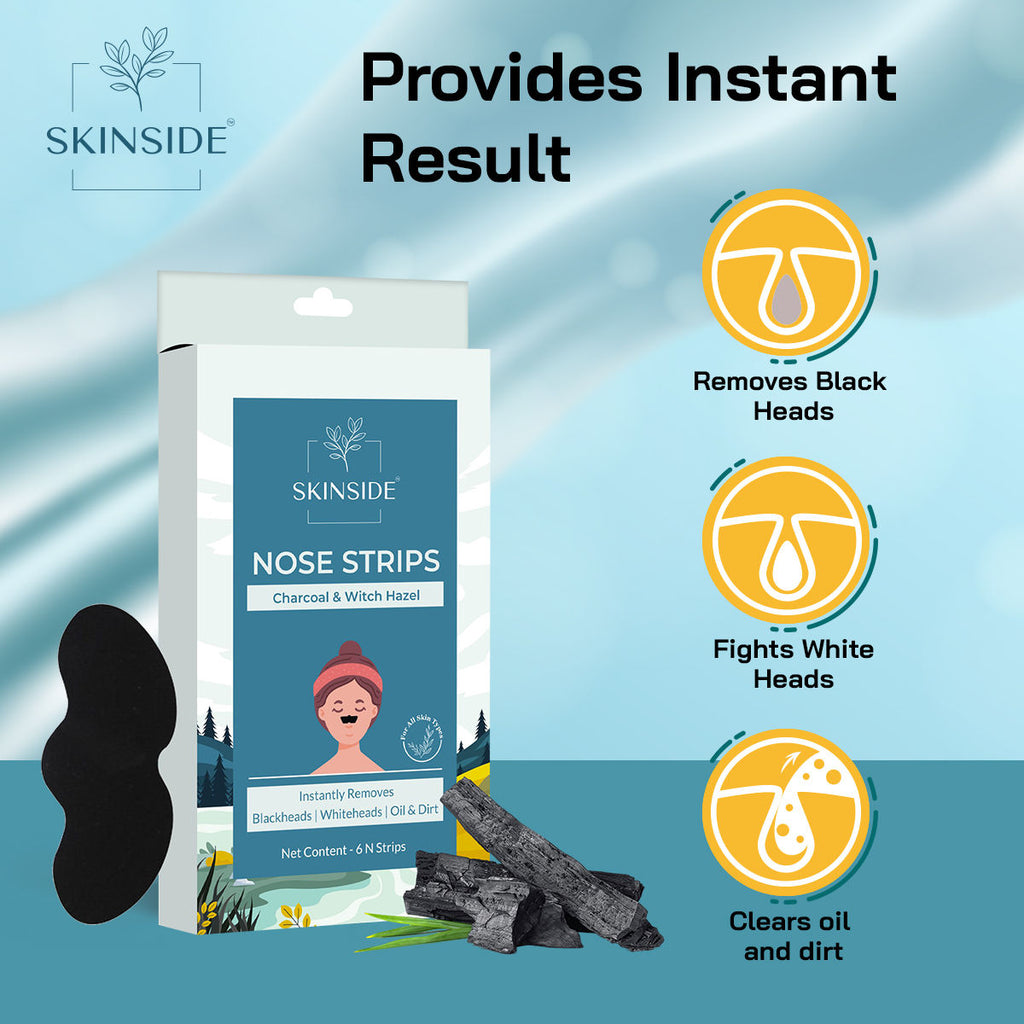 SKINSIDE Nose Strips With Charcoal & Witch Hazel