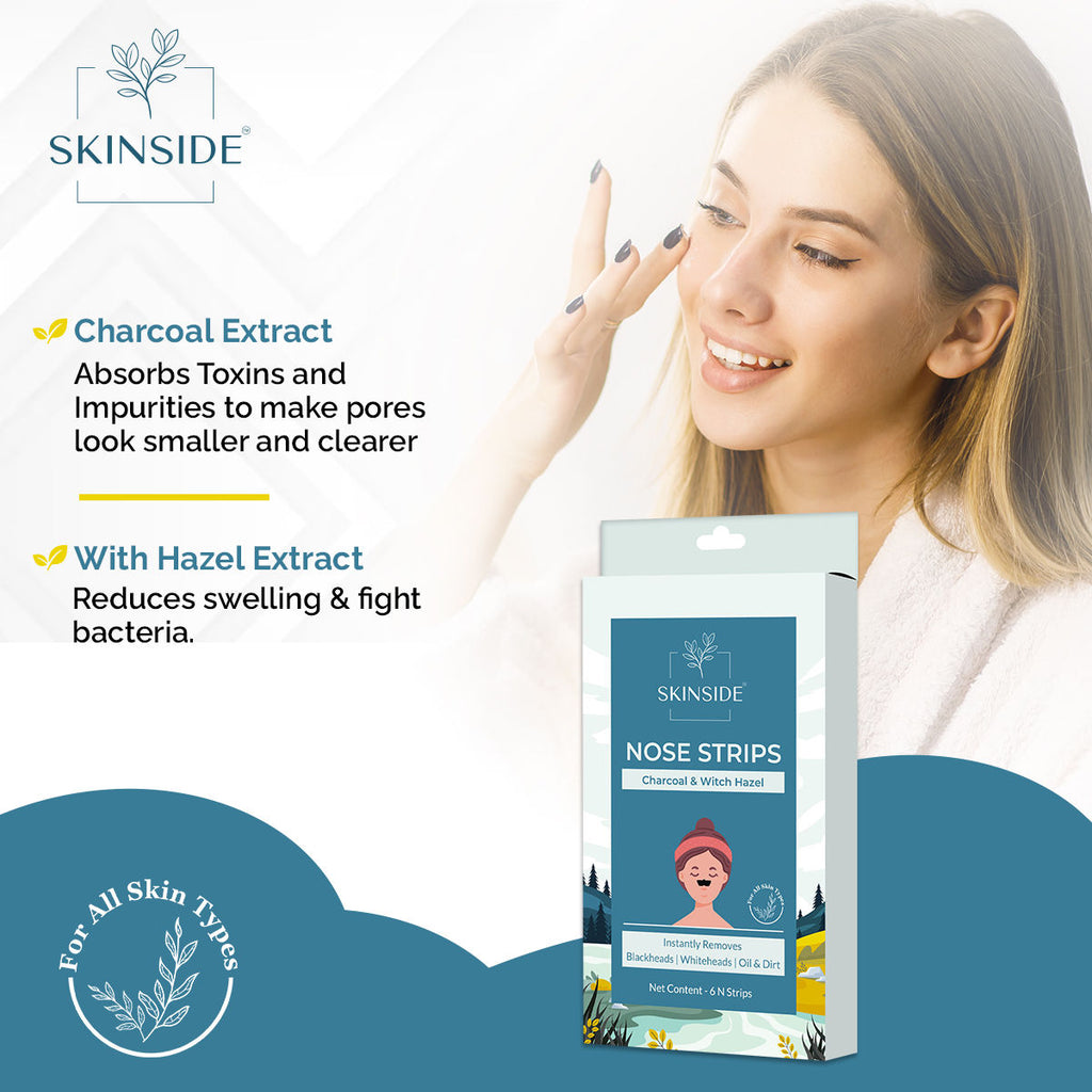 SKINSIDE Nose Strips With Charcoal & Witch Hazel