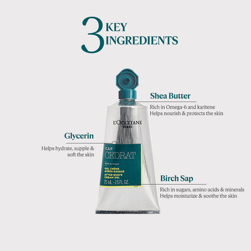 L'Occitane Cap Cedrat After Shave Gel Creme