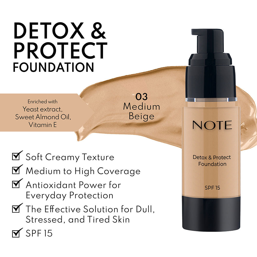 Note Cosmetique Detox And Protect Foundation