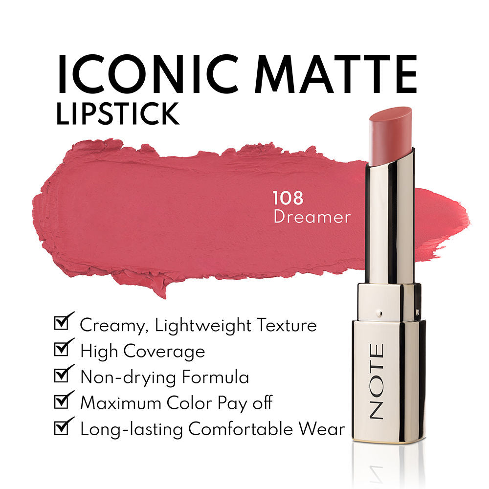 Note Cosmetique Iconic Matte Lipstick