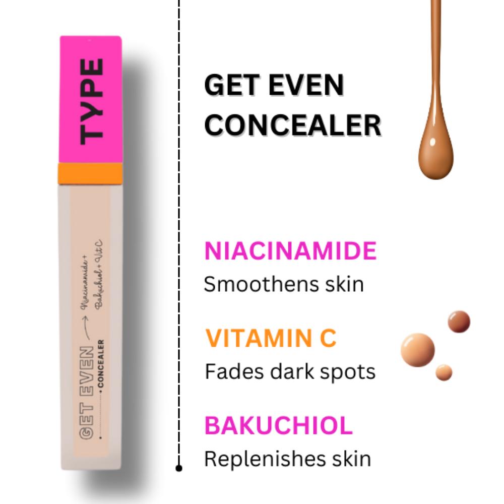 TYPE Beauty Get Even Serum Concealer