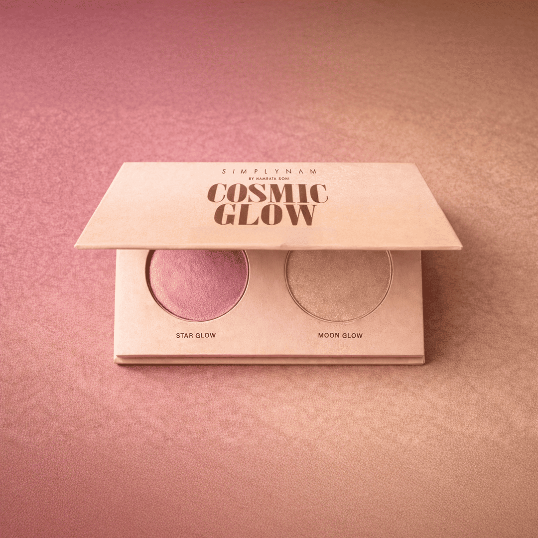 Simply Nam Cosmic Glow Highlighter Duo - Moon & Star Glow