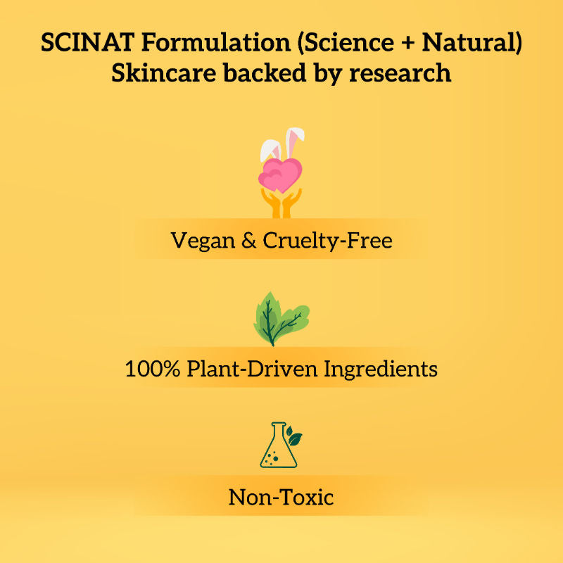 inatur Vitamin-C Serum with Hyaluronic Acid, Amla & Turmeric, Lightweight Formula for Glowing Skin