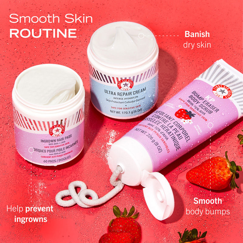 First Aid Beauty Strawberry KP Bump Eraser Body Scrub 10% AHA