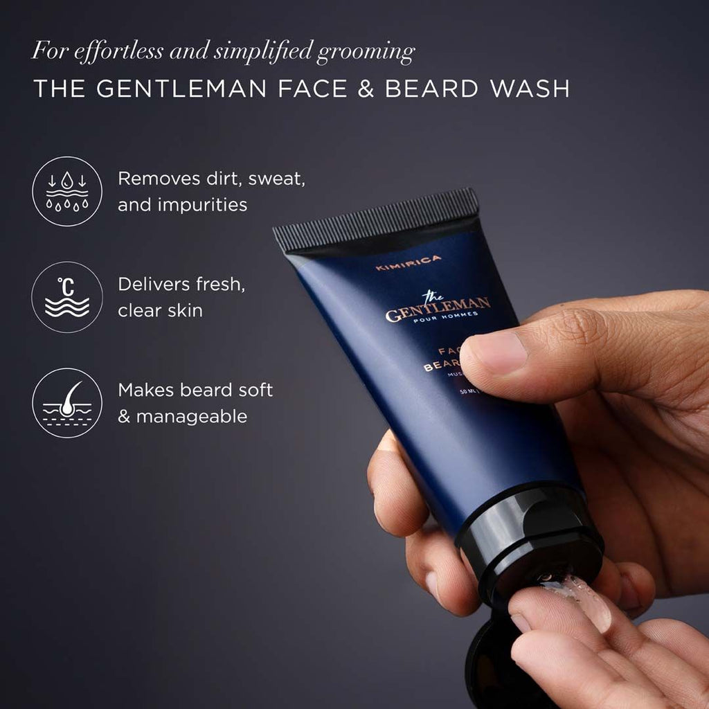 Kimirica The Gentleman Face & Beard Wash