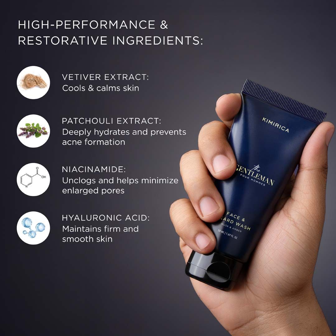 Kimirica The Gentleman Face & Beard Wash