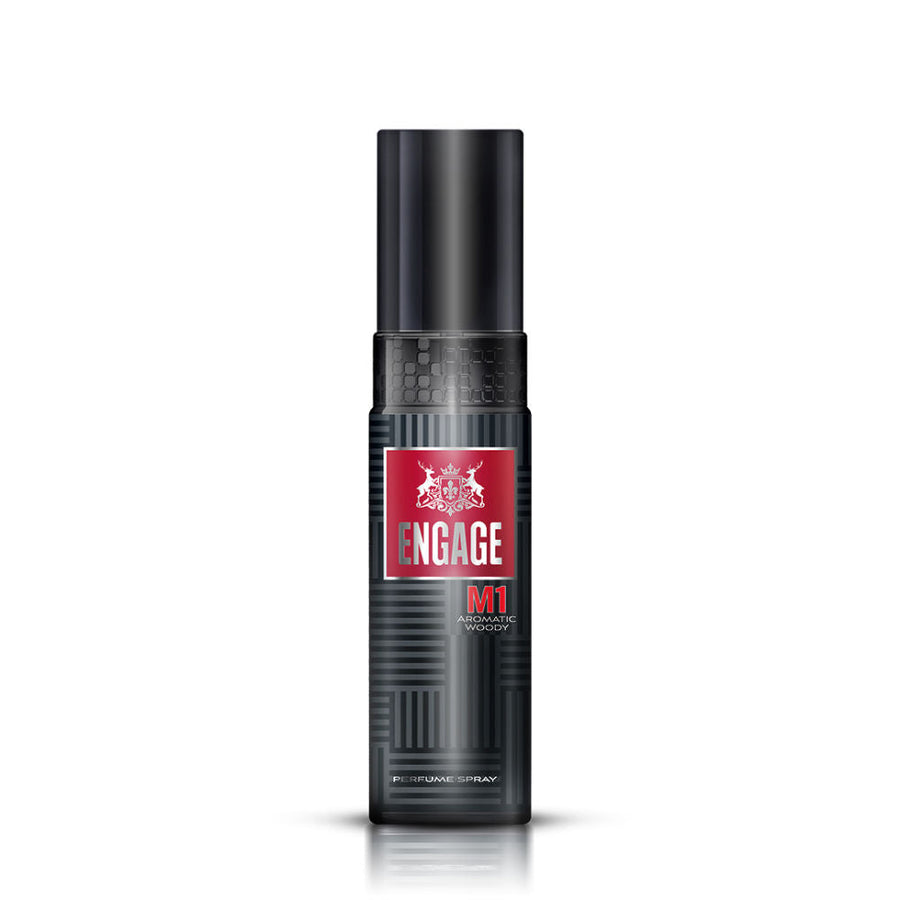 Engage M1 Perfume Spray For Men, Citrus & Woody, Skin Friendly, Long-Lasting
