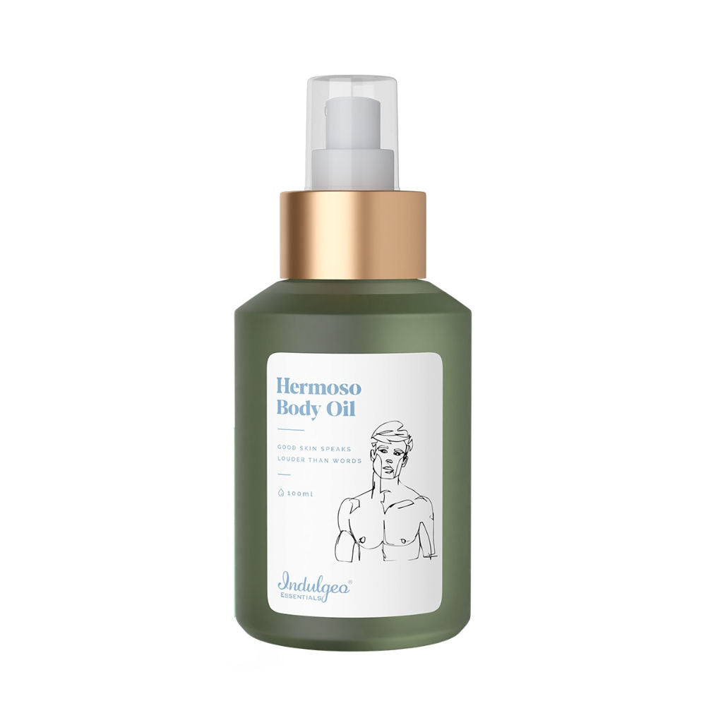 Indulgeo Essentials Hermoso Body Oil For Men, Helps in Reducing Dryness & Dullness